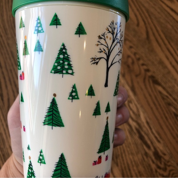 Kate Spade Thermal Mug Travel Coffee Mug Winter Holiday Village - Picture 8 of 10